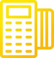 Pos Terminal Creative Icon Design vector