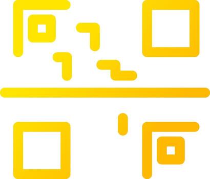 diseño de icono creativo de código qr vector