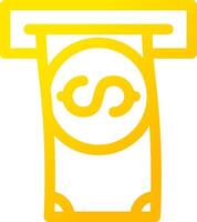 Withdrawal Creative Icon Design vector