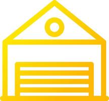 Warehouse Creative Icon Design vector