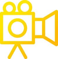 Video Camera Creative Icon Design vector