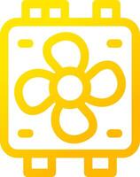 Coller Fan Creative Icon Design vector