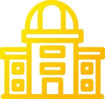 City Hall Creative Icon Design vector