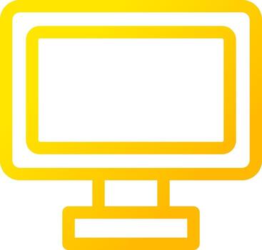 monitorear el diseño de iconos creativos vector