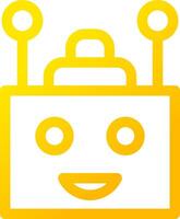 Chatbot Creative Icon Design vector