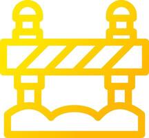 Road Block Creative Icon Design vector