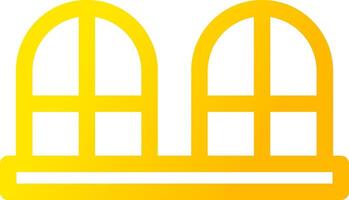 Window Creative Icon Design vector