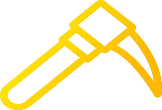 Pickaxe Creative Icon Design vector