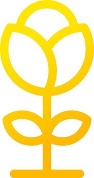 diseño de icono creativo de flor vector