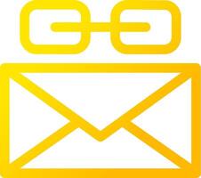 Email Link Creative Icon Design vector