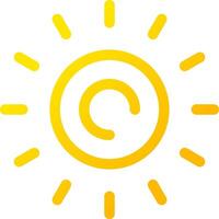 Sun Creative Icon Design vector