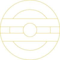 Line Yellow Gradient Design vector