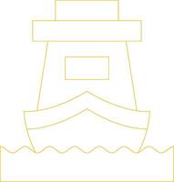 Ship Creative Icon Design vector