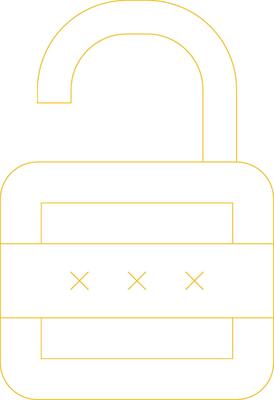 Lock Open Creative Icon Design