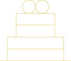 Cake Creative Icon Design vector