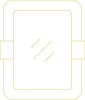 Mirror Creative Icon Design vector