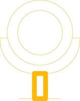 Mirror Creative Icon Design vector
