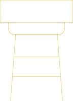 Stool Creative Icon Design vector