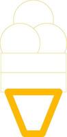 Ice Cream Creative Icon Design vector
