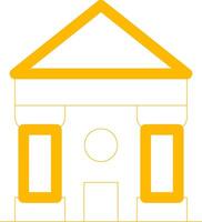 Courthouse Creative Icon Design vector
