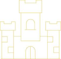 Castle Creative Icon Design vector