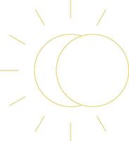 Eclipse Creative Icon Design vector