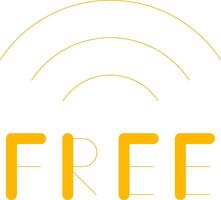 Free Wifi Creative Icon Design vector