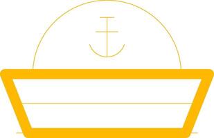 Sailor Hat Creative Icon Design vector
