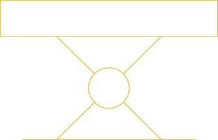 Folding Table Creative Icon Design vector