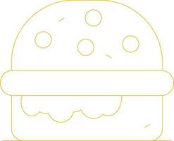 Burguer Creative Icon Design vector