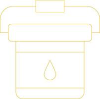 Paint Bucket Creative Icon Design vector