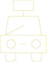 Line Yellow Gradient Design vector