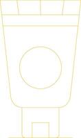 Sunscreen Creative Icon Design vector