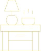 Nightstand Creative Icon Design vector