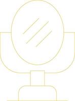 Mirror Creative Icon Design vector