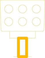 Light Creative Icon Design vector