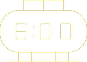 Digital Clock Creative Icon Design vector