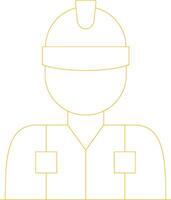 Worker Creative Icon Design vector