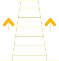 Escalator Creative Icon Design vector