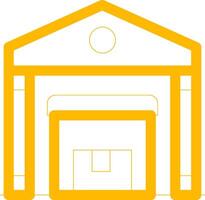 Warehouse Creative Icon Design vector