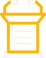 Lectern Creative Icon Design vector