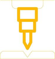 Line Yellow Gradient Design vector