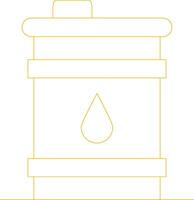 Oil Barrel Creative Icon Design vector