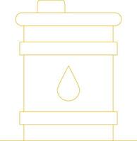 Oil Barrel Creative Icon Design vector