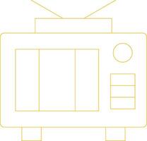 Tv Creative Icon Design vector