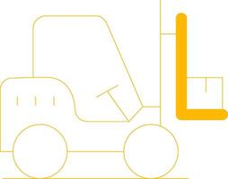 Forklift Creative Icon Design vector