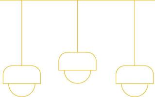 Ceiling Light Creative Icon Design vector