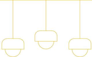 Ceiling Light Creative Icon Design vector