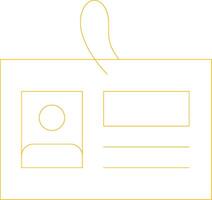 Student Card Creative Icon Design vector