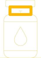 Gas Cylinder Creative Icon Design vector